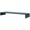 Image de Helloshop26 - Meuble Télé Buffet Tv Télévision Design Pratique Support Pour Moniteur 110 Cm Verre Noir