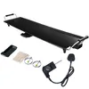 Image de Plancha Électrique Large 90 X 23 Cm Cuisson Pratique Ambiance Conviviale Surface Antiadhésive En Aluminium Noir