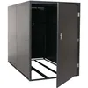 Image de Garage À Vélos Double Abri Métallique Verrouillable Avec Rails 160 X 113 X 209 Cm En Fer Anthracite 040006963