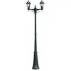 Image de Lampadaire Extérieur Double Vert 215 Cm Luminaire Décoration