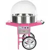 Image de Helloshop26 - Machine À Barbe À Papa Professionnelle Diamètre 72 Cm Avec Chariot Et Coupole De Protection