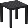 Image de Décoshop26 - Petite Table De Jardin En Plastique Noir Résistante Aux Intempéries 45x45x45 Cm Mdj10203