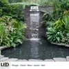 Image de Le Poisson Qui Jardine - Cascade, Lame D'Eau 90 Cm Inox + Led Couleur Pour Bassin De Jardin