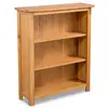 Image de Helloshop26 - Tagère Meuble Design Bibliothèque 82cm Bois De Chêne Massif