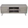 Image de Helloshop26 - Meuble Télé Buffet Tv Télévision Design Pratique 120 Cm Gris