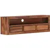 Image de Helloshop26 - Meuble Télé Buffet Tv Télévision Design Pratique 120 Cm Bois De Sesham Solide