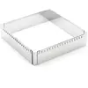 Image de De Buyer Rahmen Ausdehnbar Edelstahl 20X20 Bis37X35