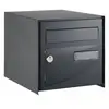 Image de Decayeux - Boite Aux Lettres Probat - Double Face - Gris Anthracite Ral 7016 - L 302 X H 300 X P 410 Mm