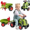 Image de Falk Claas 470 Arion Porteur Vert Avec Remorque + Kit Sable