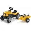 Image de Tracteur à pédales FALK SuperBuilder - capot et remorque ouvrants - pour les enfants de 2 à 5 ans