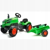 Image de FALK Tractor X Green avec remorque Horn à partir de 2 ans