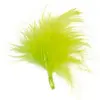 Image de Sachet de 20 plumes 7 cm, Vertes