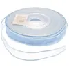 Image de Ruban 20m à BORDS satinés (12mm) - bleu pâle