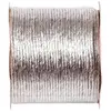 Image de Bobine carton 20M Cordon Armé métallisé, Argent brillant
