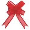 Image de Sachet de 5 Noeuds automatiques Organdi, Rouge