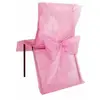 Image de Lot 10 HOUSSES DE CHAISE avec noeud en intissÃ©, Rose