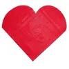 Image de Sachet 20 serviettes de table COEUR - Rouge