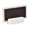 Image de Sachet de 6 petites ardoises sur socle, Blanc