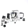 Image de Moulinex Robot pâtissier, 1100 W, Kit de pâtisserie, Blender, Découpe-légumes avec accessoire pour macédoine, Hachoir à viande, Mini hachoir, Masterchef Gourmet argent QA519D32 en occasion ou reconditionné