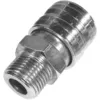 Image de Lem Select   Raccord Rapide Femelle Pour Compresseur   Filetage Mâle 1/2" Gaz   Acier Chromé   Utilisation Air Comprimé