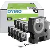 Image de Dymo - Ruban D'Étiquetage Jeu De 10 Pack Bundle D1 2093098 Couleur De Ruban: Blanc Couleur De Police:noir 19 Mm 7 M