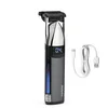 Image de BaByliss Super X Tondeuse Stubble en Métal   Tondeuse barbe étanche avec lames en acier japonais, réglage motorisé (0,4 5 mm), écran digital, batterie lithium ion, 90 min d’autonomie, S996E en occasion ou reconditionné