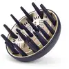 Image de Diffuseur sèche-cheveux Babyliss ACAS6550DIF Céramique Anti-Frizz grand format Bleu marine / Champagne - Neuf