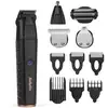 Image de Babyliss MT814E Black Lithium 11 en 1 Trimmer sans fil Noir 5 têtes magnétiques lames acier inoxydable autonomie 4 h - Neuf