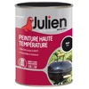 Image de Peinture Haute Température Mat 250ml Noir Mat   Résiste Jusqu'à 600°c   Direct Sans Sous-couche   Antirouille Pour Métal   Julien