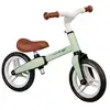 Image de Vélo d'équilibre SMOBY Little Voyager 2 à 5 ans Cadre métal vert clair Selle marron Roues silencieuses sans crevaison Angle guidon 30° - Neuf