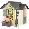 Image de Maison de jardin d'extérieur SMOBY Life 810408 pour enfants 2 ans plastique recyclé anti-UV Vert, beige, gris et orange - Neuf