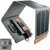 Image de Pair Panneau Solaire Portable 14 W Port Usb Ultra Léger (5 V/2,4 A) Chargeur Solaire Pliable Ipx4 Pour Toutes Les Activités De Plein Air
