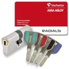 Image de Vachette RADIALis - Cylindre de Serrure Débrayable SYNKRO 42,5x42,5 mm Inox, Sécurité Maximale, pour Porte extérieure, porte d'entrée - 4 Clés Incopiables, Carte de Propriété en occasion ou reconditionné