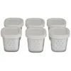 Image de Seb - Coffret De 6 Pots Avec Égoutoir, Couvercle Rouge Pour Yaourtière Xf100501