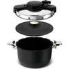 Image de Autocuiseur 6l inox noir - Seb - P4810700 - clipso minut tempo