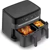 Image de Friteuse sans huile 8.3l 2700w gris - Moulinex - EZ901H20 - easy fry dual