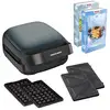 Image de Gaufrier Tefal SW862BF0 700W Noir/Vert Foncé - Neuf