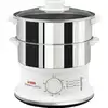 Image de Cuiseur Vapeur SEB VC1451 - Pratique 980W 6L Inox Compactable Minuterie 60 Min Arrêt Automatique Design Moderne - Neuf