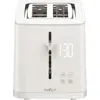 Image de Tefal Toaster Sense, 7 niveaux de brunissage ; écran digital ; compte à rebours ; réchauffer ; décongeler : Tiroir ramasse-miettes ; Touche d'arrêt ; Touches tactiles ; TT6931