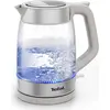 Image de Tefal Bouilloire en verre KI605B30 Bouilloire électrique 1,7 L 2200 W Gris, Argent, Transparent
