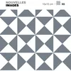 Image de Stickers Motif Triangle Illusion Gris Et Blanc - Lot De 6 - 15 X 0,4 X 15 Cm