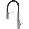 Image de ROUSSEAU 4060565 KØBEN Mitigeur monocommandé pour évier Chrome Noir, Multicolore, Bec à douchette