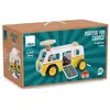 Image de Vilac porteur van-garage en bois - avec rampes et voitures