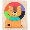 Image de Puzzle en Bois Lion : Un Jeu Éducatif pour les Enfants - Neuf