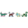 Image de Vilac Puzzle magnétique en bois Animaux de la jungle