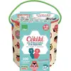Image de Jeu de déduction Vilac Le Cékiki VIL7613 100 personnages Bois Cylindre turquoise - Neuf