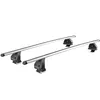 Image de Barres De Toit Aluminium Green Valley Easy One N°21 Lot De 2 Argent/gris Jusqu'à 75 Kg
