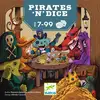 Image de Jeu de dés et de paris Djeco Pirates 'n' Dice 2 à 6 joueurs 15 min Multicolore - Neuf