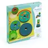 Image de Puzzle en Bois Puzz & Stack Arc-en-Ciel - Jeu d'Empilage Éducatif - Neuf