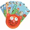 Image de Porte cartes chat pour enfant - djeco - dj05597 - accessoire jeu de cartes